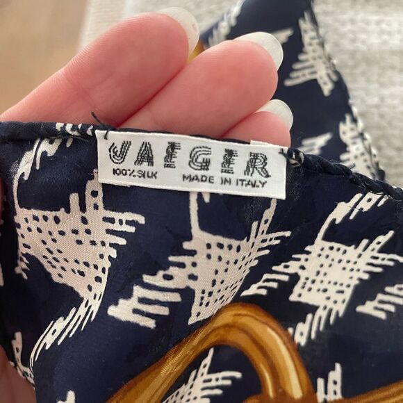 Jaeger Silk Scarf - Picture 4 of 4